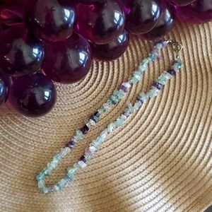 Fluorite choker necklace